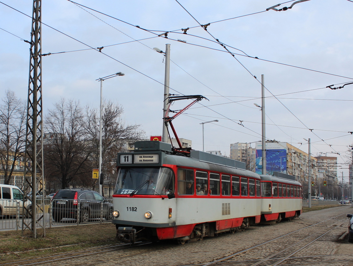 София, Tatra T4DC № 1182