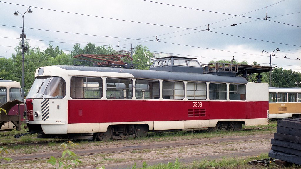 Москва, Tatra T3SU № 5386