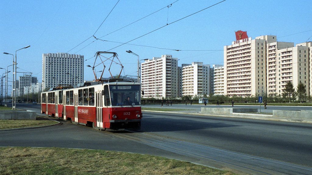 Пхеньян, Tatra T6B5K № 1132; Пхеньян — Исторические фотографии — Трамвай и Троллейбус (1991+)