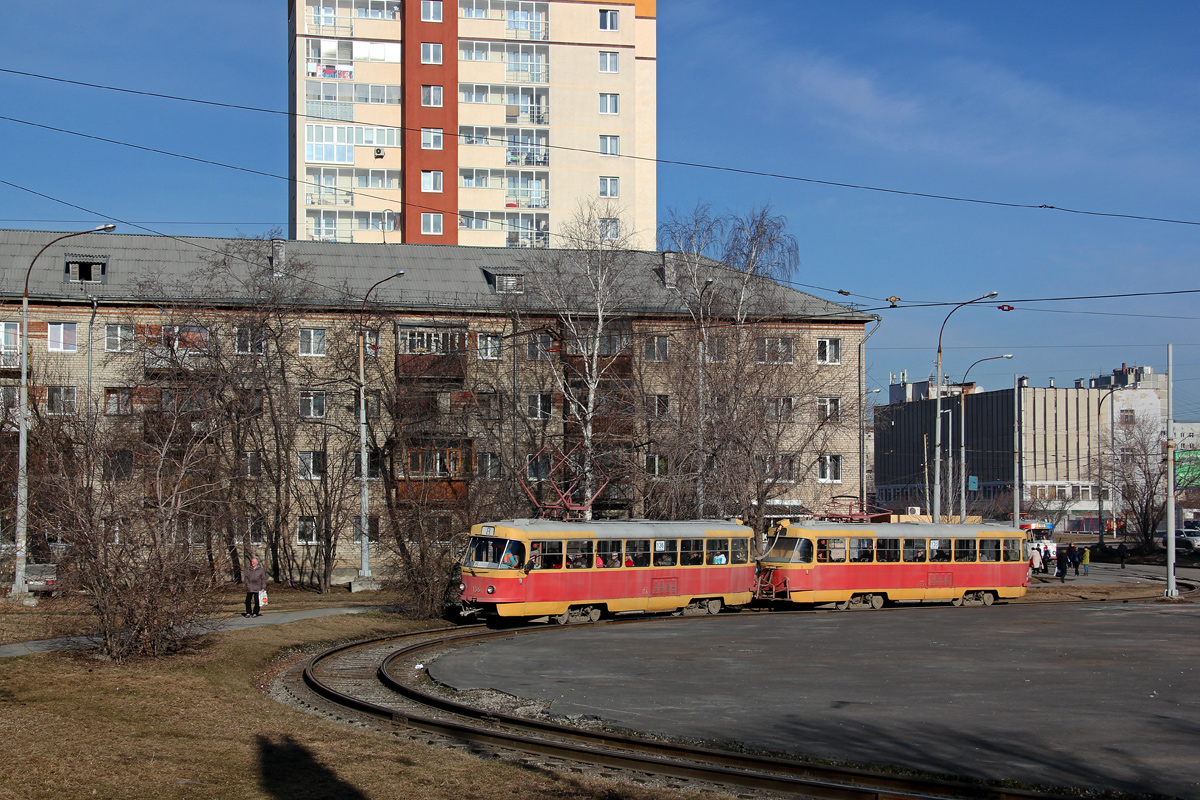 Екатеринбург, Tatra T3SU № 136; Екатеринбург, Tatra T3SU № 135
