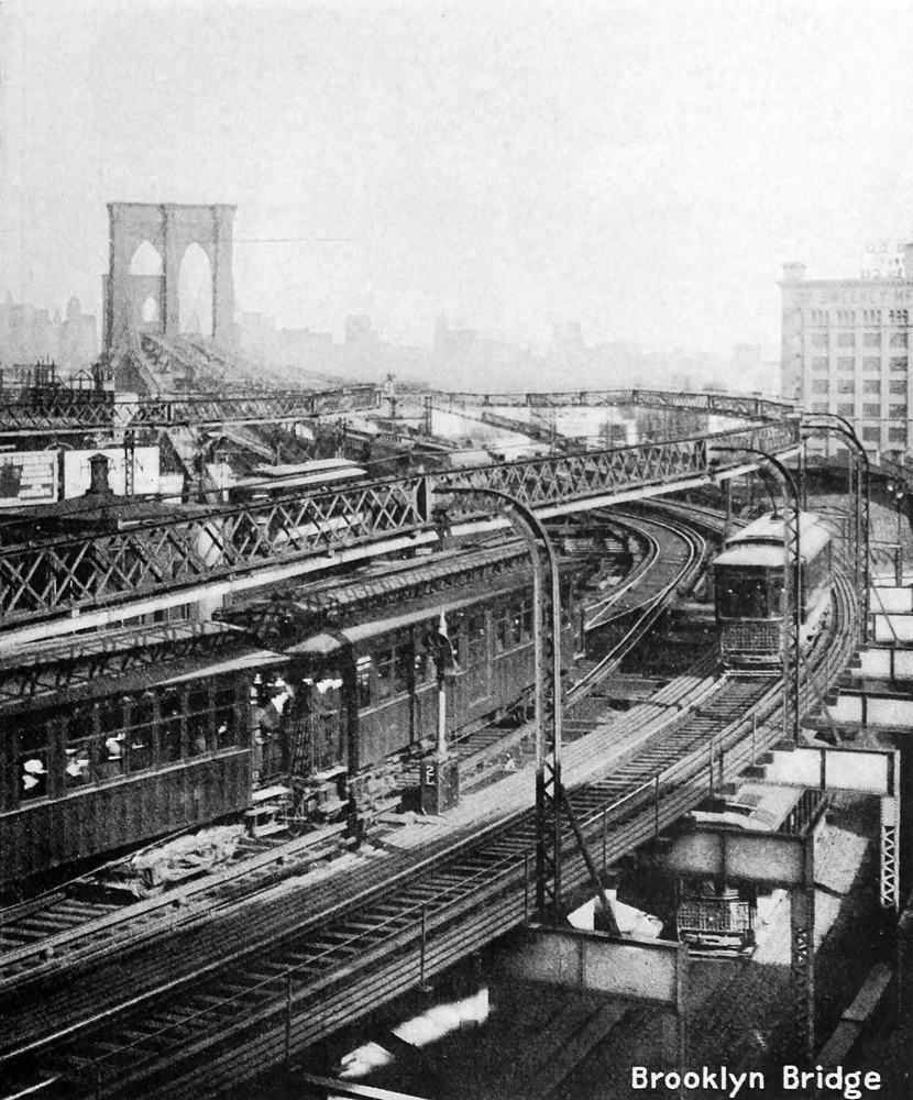 Нью-Йорк — Brooklyn Rapid Transit Co.; Нью-Йорк — Исторические фотографии — метрополитен