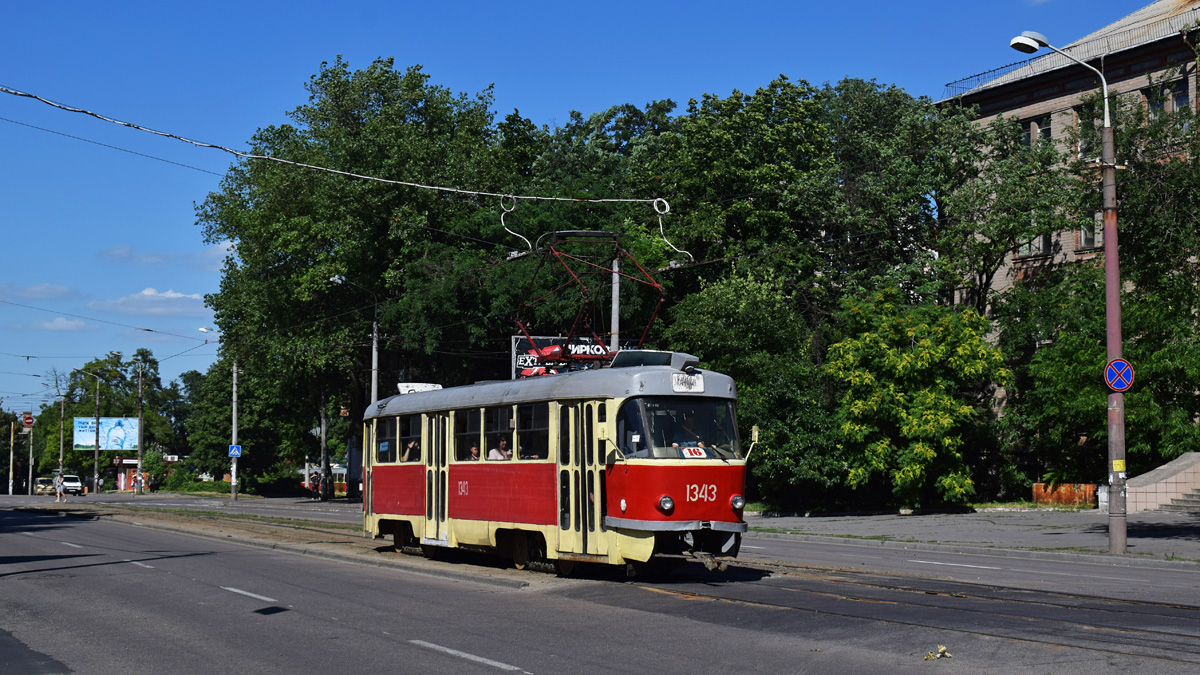 Днепр, Tatra T3SU № 1343