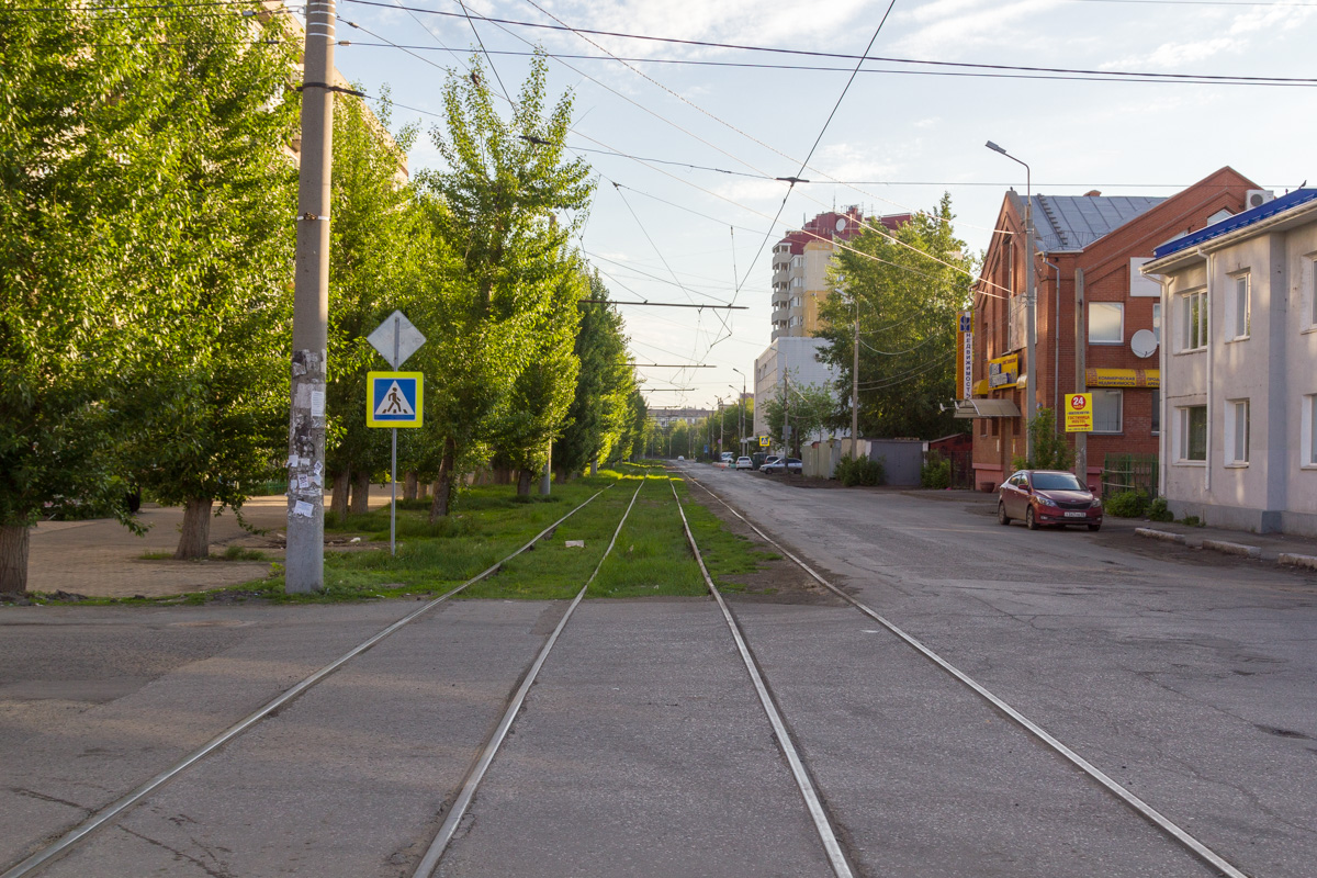 Омск — Трамвайные линии — Левый Берег Оми