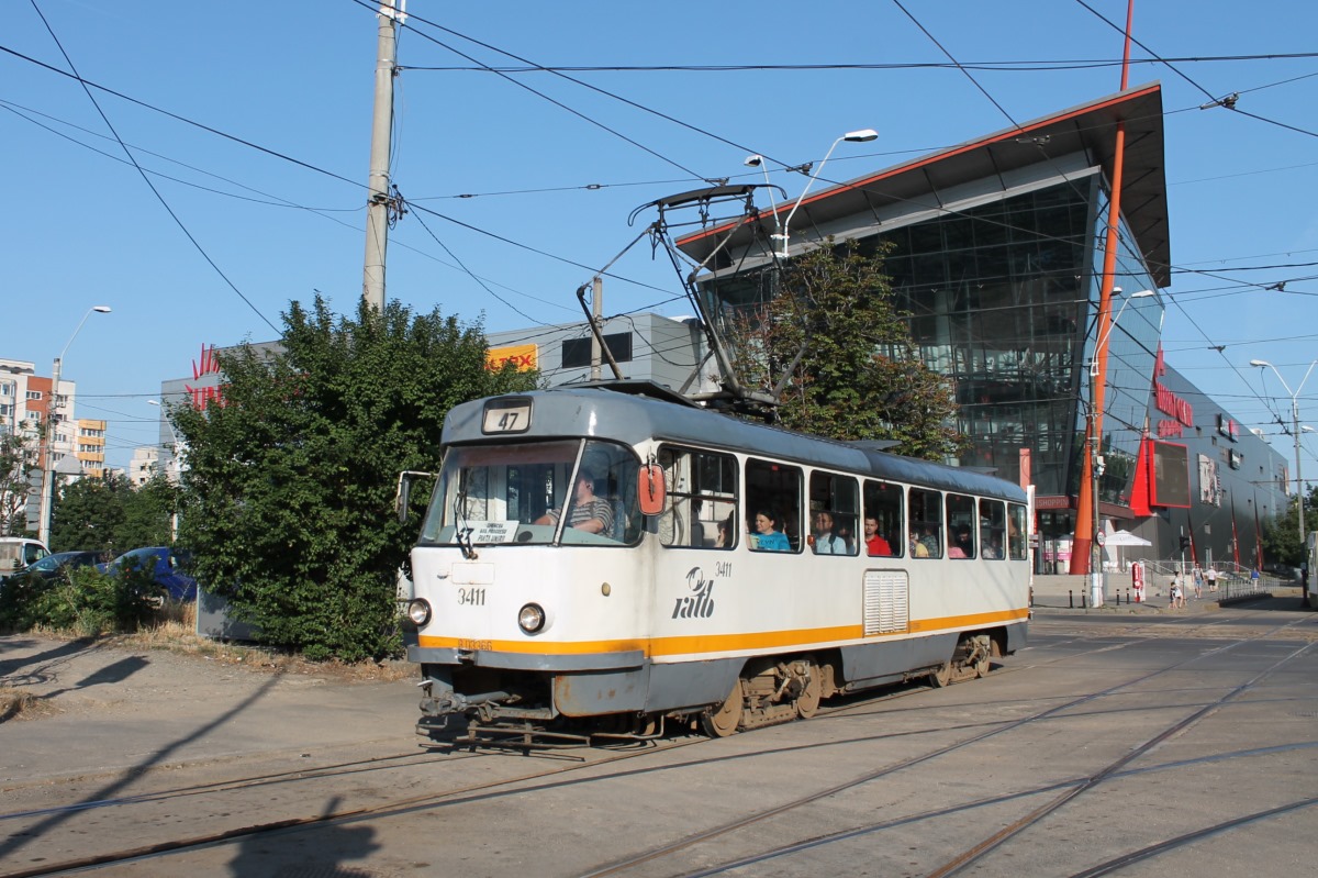 Бухарест, Tatra T4R № 3411