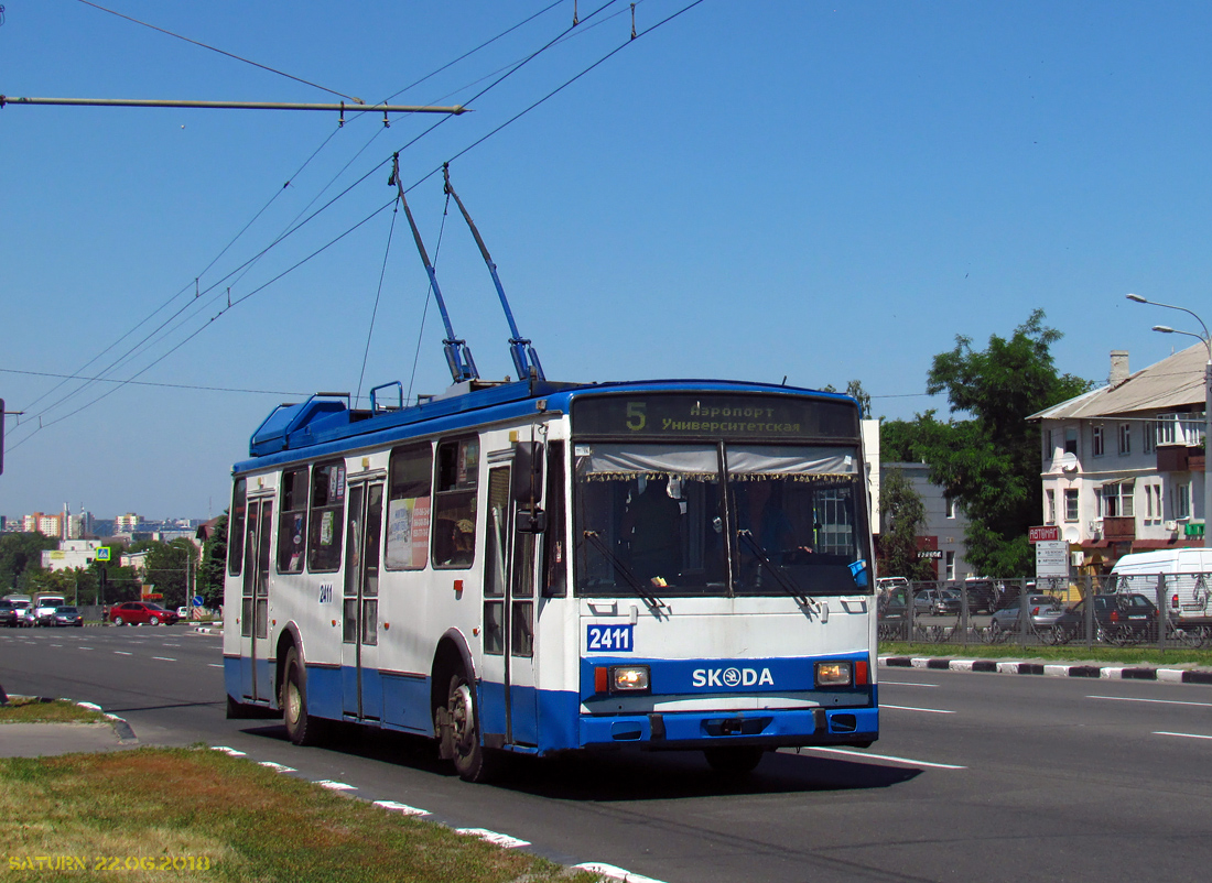 Харьков, Škoda 14Tr18/6M № 2411