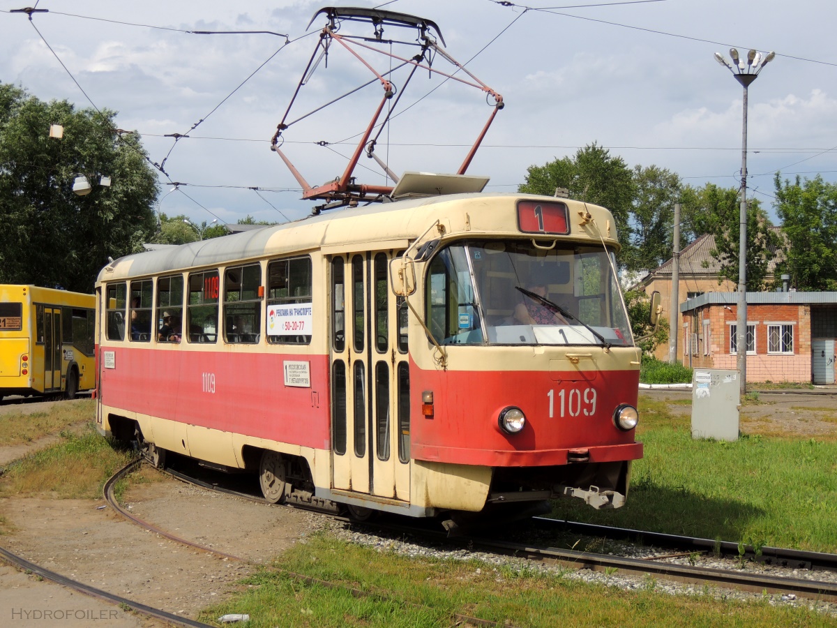 Ижевск, Tatra T3SU (двухдверная) № 1109