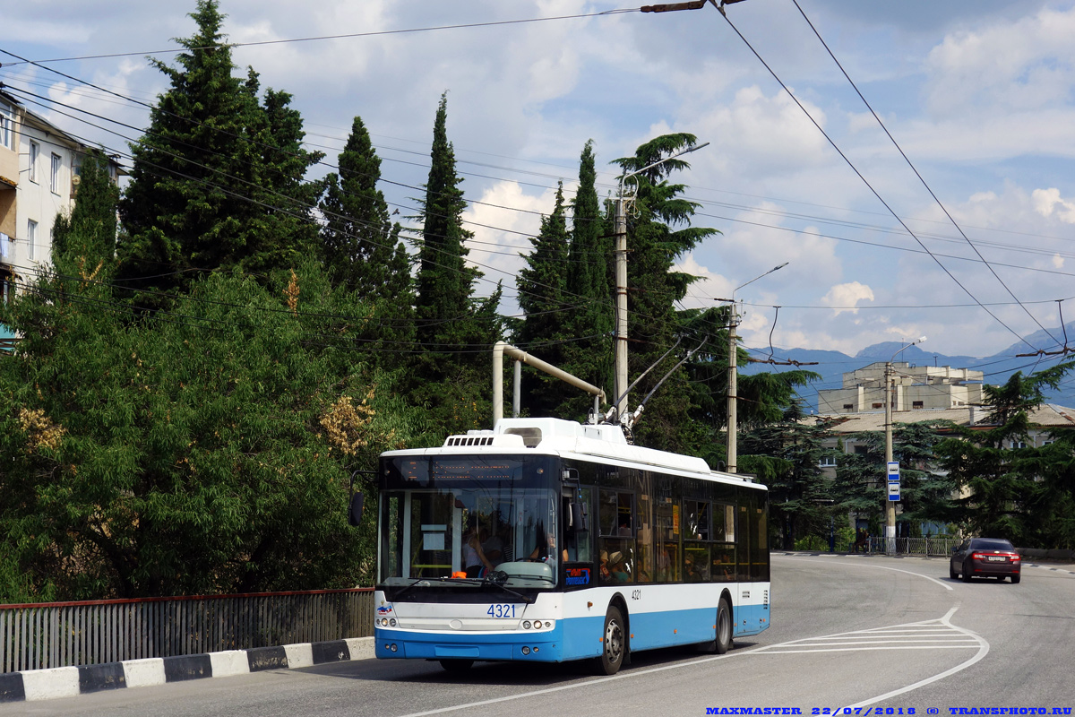 Крымский троллейбус, Богдан Т70110 № 4321