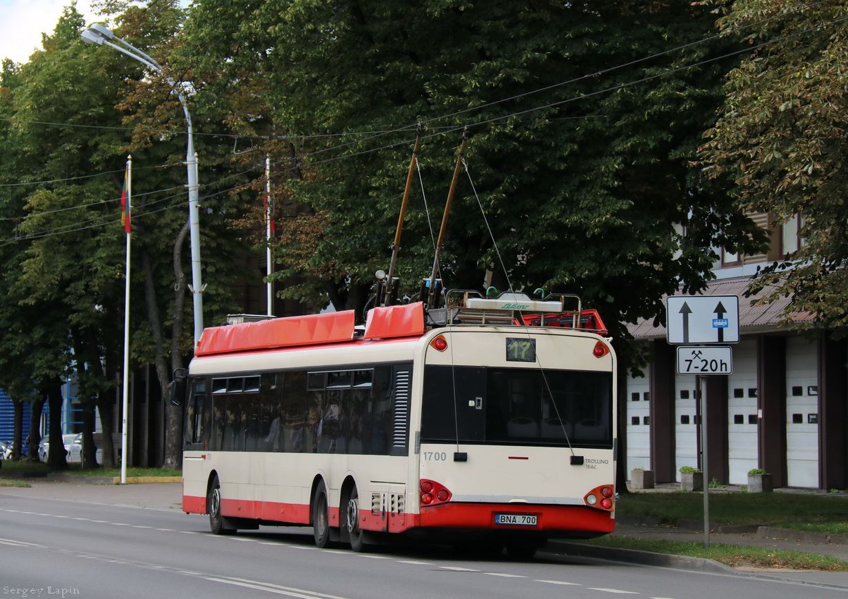 Вильнюс, Solaris Trollino II 15 AC № 1700