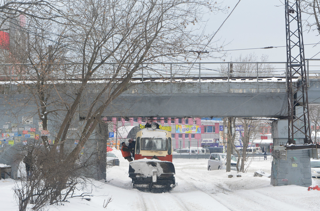 Владивосток, ГС-4 (КРТТЗ) № 48; Владивосток — Снегопады Владивосток, ГС-4 (КРТТЗ) № 48; Владивосток — Снегопады