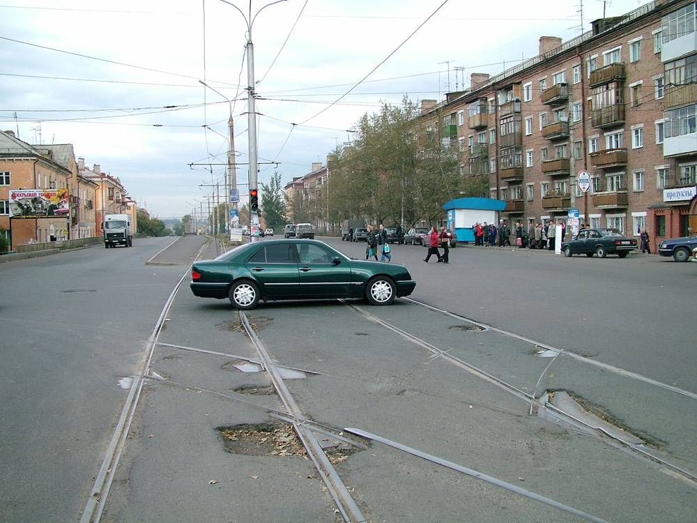 Красноярск — Закрытые трамвайные линии