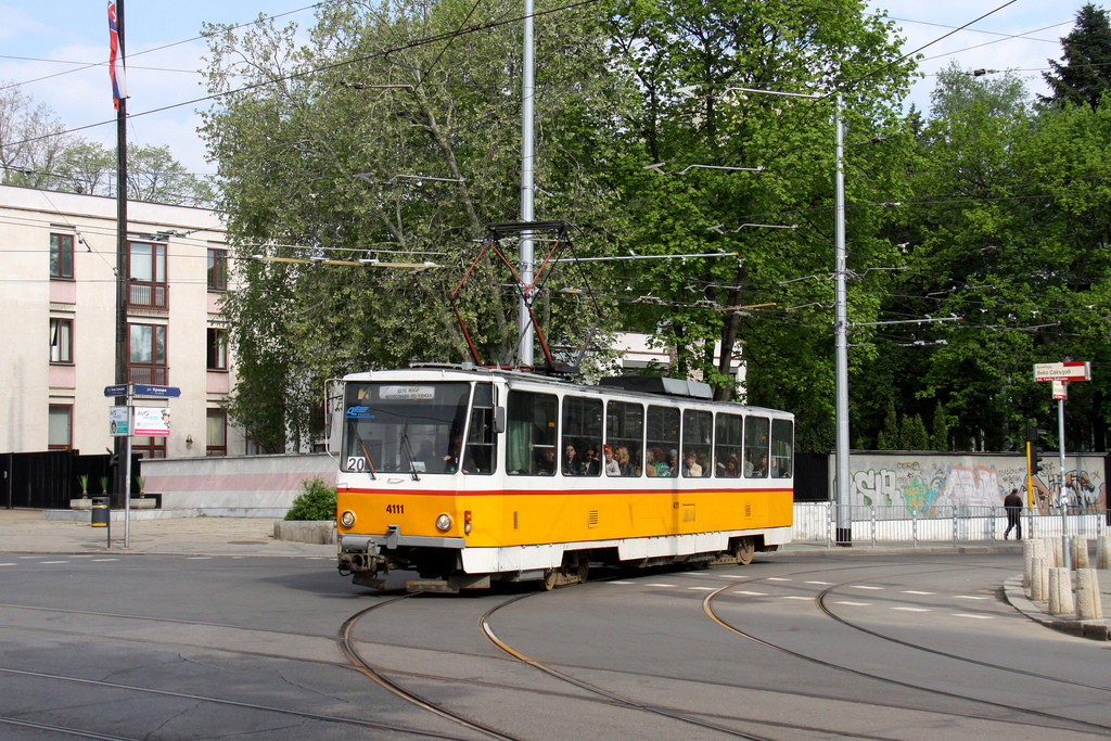 София, Tatra T6B5B № 4111