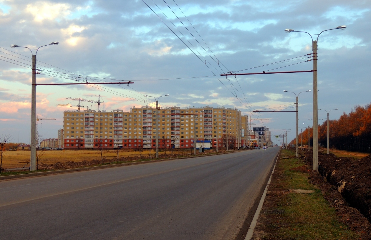 Чебоксары — Строительство троллейбусной линии в Микрорайоне "Новый город" (1 этап)