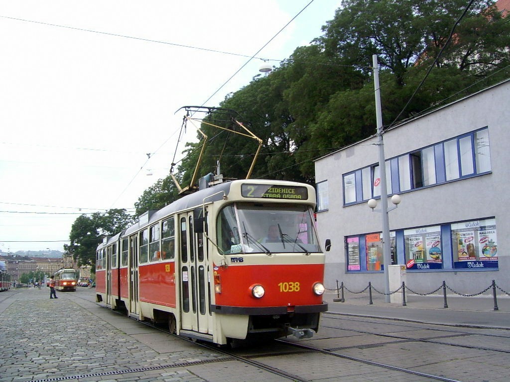 Брно, Tatra K2T № 1038