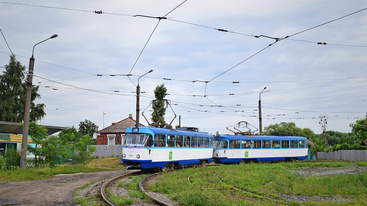 Харьков, Tatra T3A № 5155; Харьков, Tatra T3A № 5156