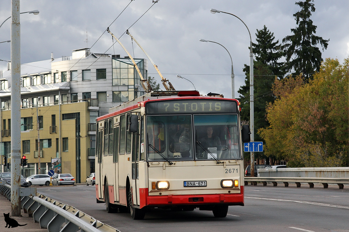 Вильнюс, Škoda 14Tr17/6M № 2671