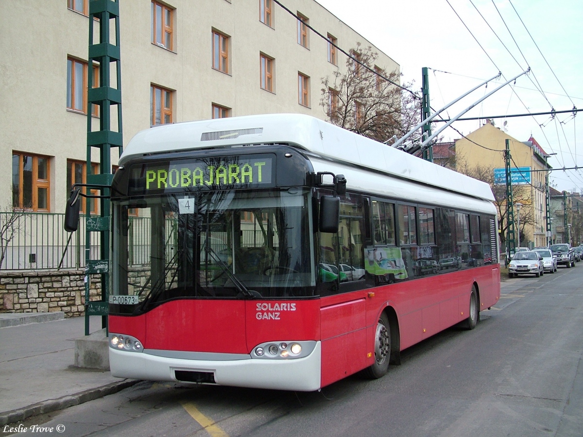 Будапешт, Solaris Trollino II 12 Ganz B № P-00673