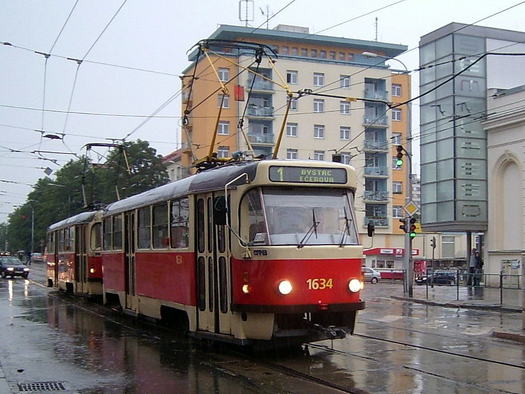 Брно, Tatra T3G № 1634