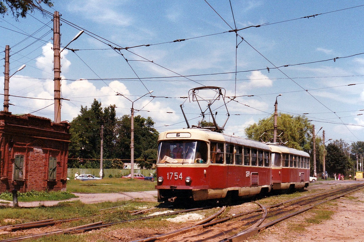 Харьков, Tatra T3SU (двухдверная) № 1754; Харьков, Tatra T3SU (двухдверная) № 1755