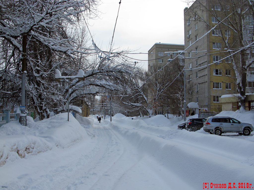 Саратов — Последствия снегопадов зимой 2018-2019 гг.; Саратов — Трамвайные линии