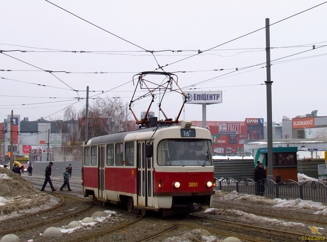 Харьков, Tatra T3SUCS № 3051