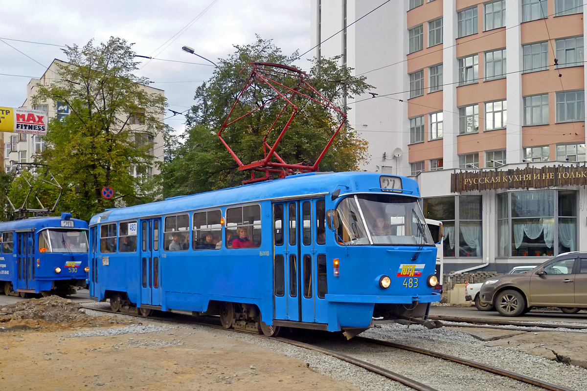 Екатеринбург, Tatra T3SU (двухдверная) № 483