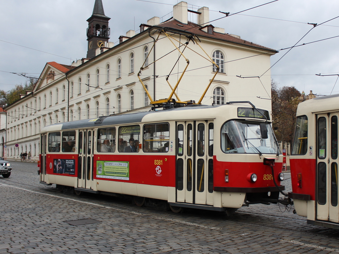 Прага, Tatra T3R.P № 8381