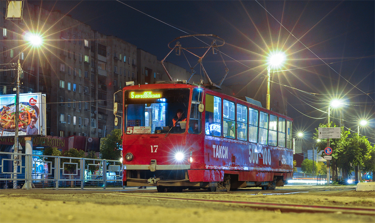 Тверь, Tatra T6B5SU № 17; Тверь — Трамвайные линии: Центральный район