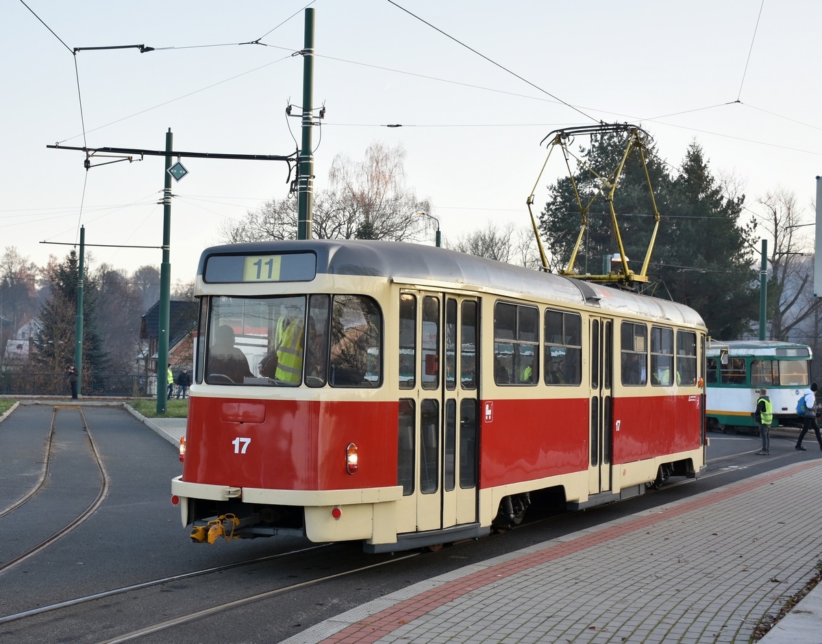 Либерец - Яблонец-над-Нисой, Tatra T2R № 17; Либерец - Яблонец-над-Нисой — Прощание с вагонами Tatra T2R