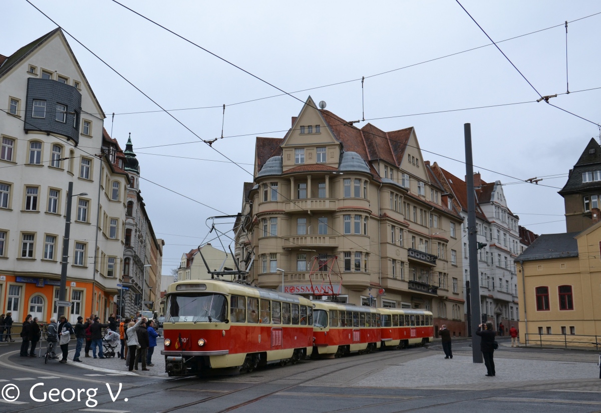 Галле, Tatra T4D № 901; Галле — Юбилей: 125 лет электрических трамваев в Галле (17.04.2016)
