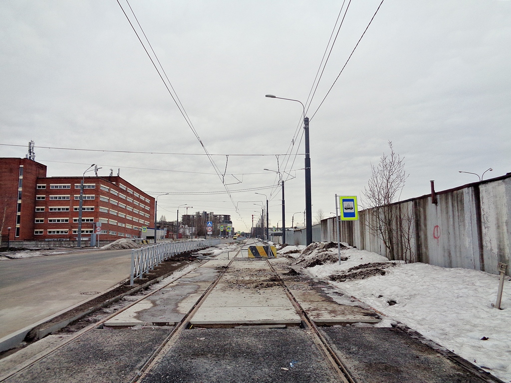 Санкт-Петербург — Строительство трамвайных линий