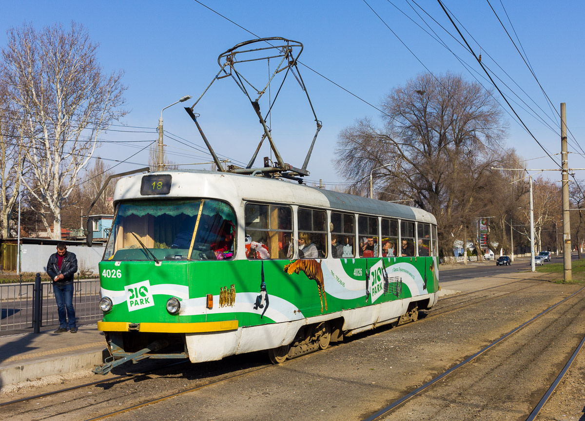Одесса, Tatra T3R.P № 4026