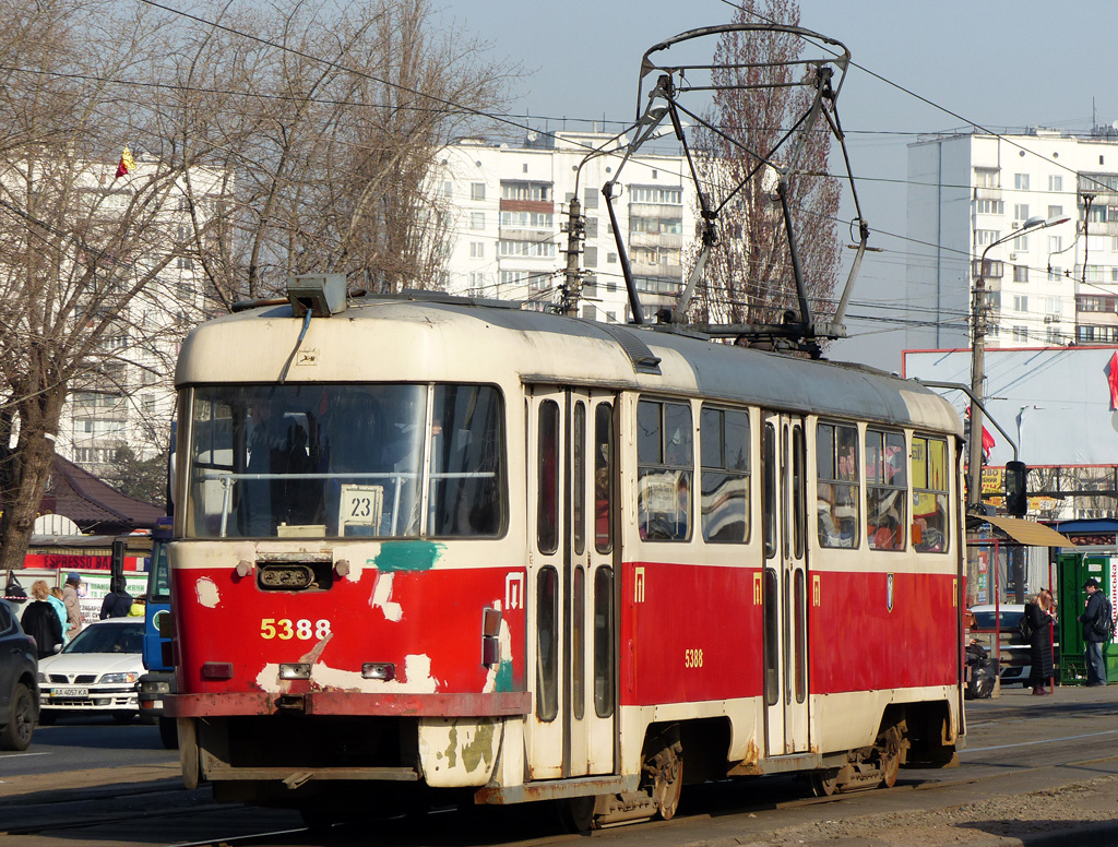 Киев, Tatra T3SU № 5388