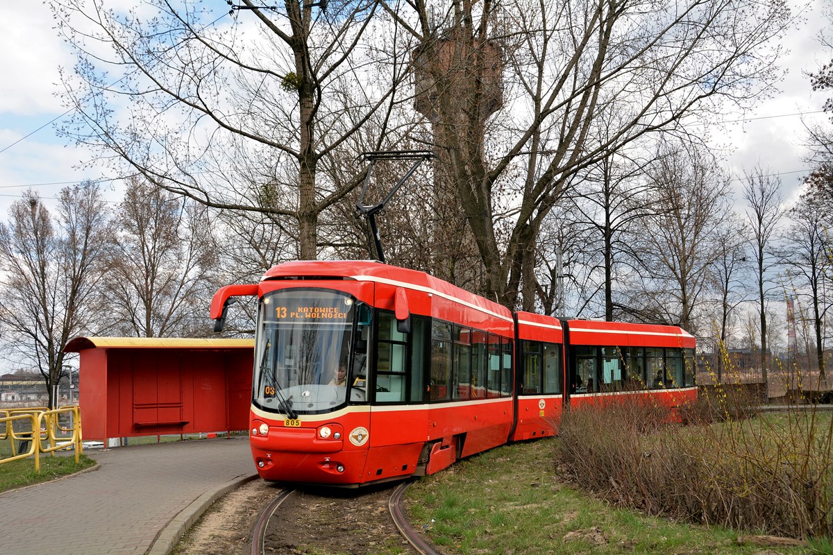 Силезские трамваи, Alstom 116Nd № 805