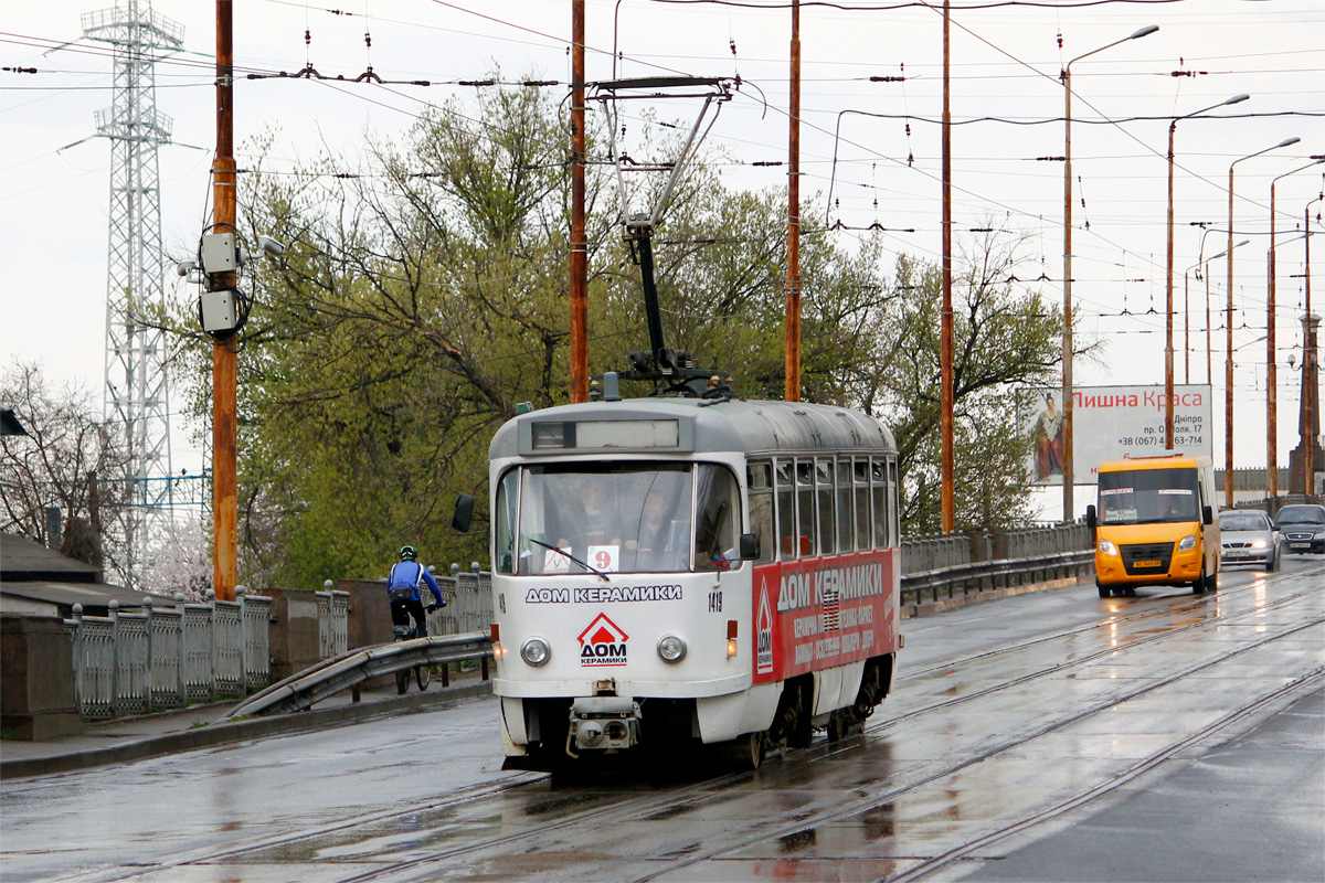Днепр, Tatra T4DM № 1419
