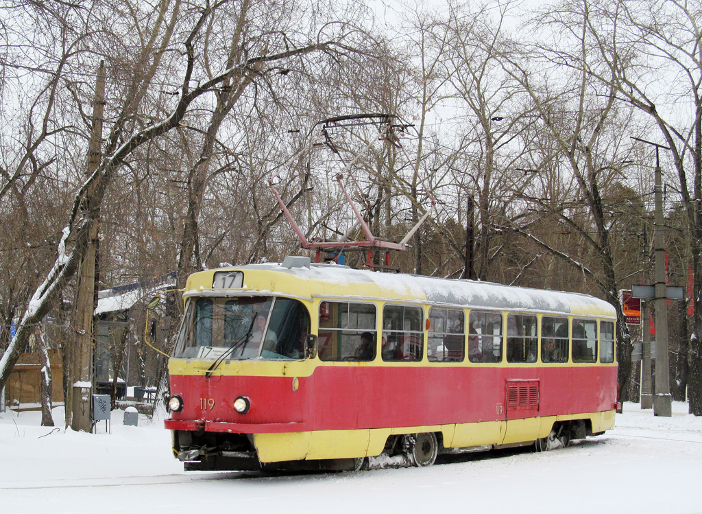 Екатеринбург, Tatra T3SU (двухдверная) № 119