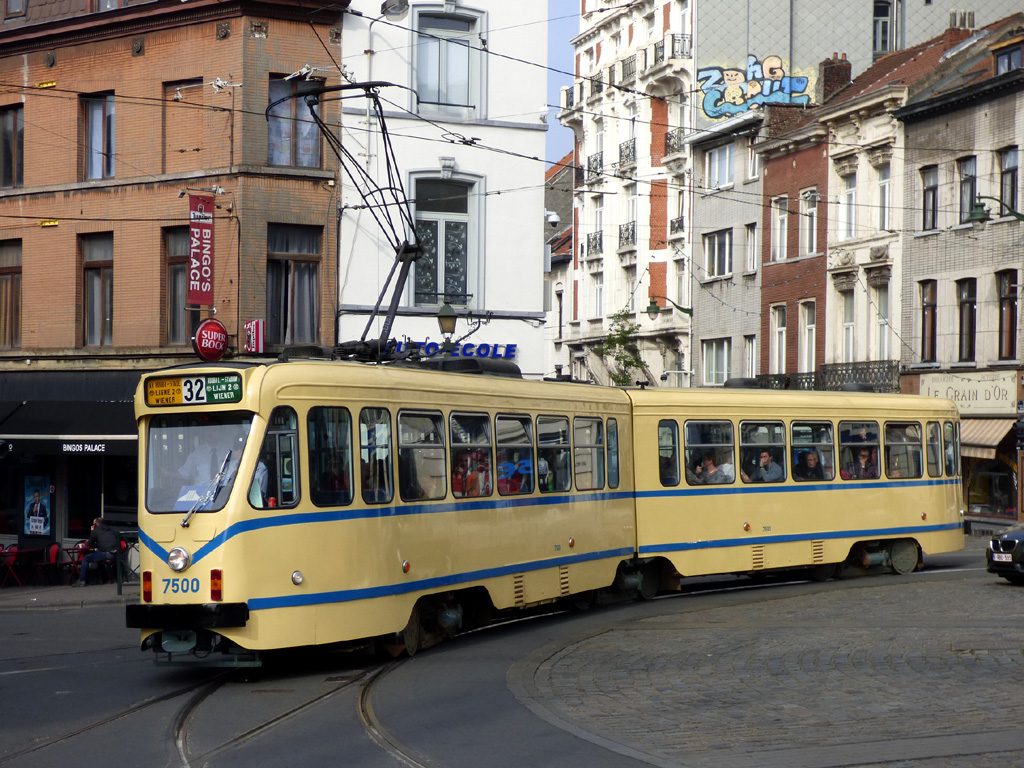 Брюссель, BN PCC серия 7500 № 7500; Брюссель — Торжества по случаю 150-летия трамвая (30/04/2019-05/05/2019)