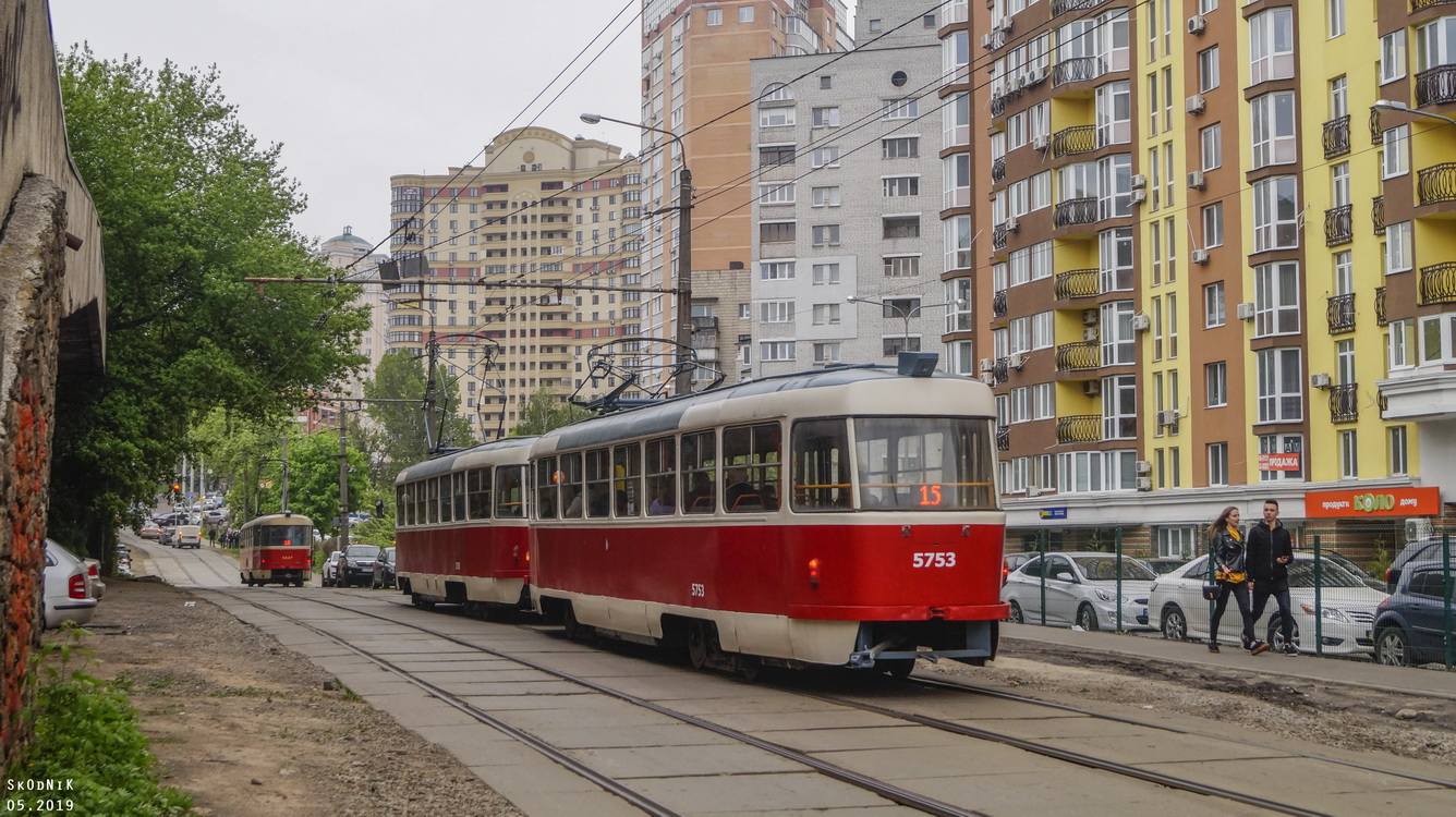 Киев, Tatra T3SU № 5753