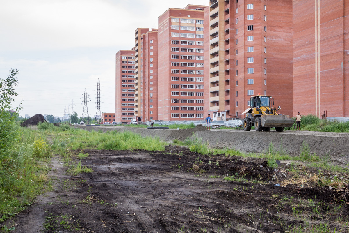 Новосибирск — Строительство трамвайной линии до микрорайона "Чистая Слобода"