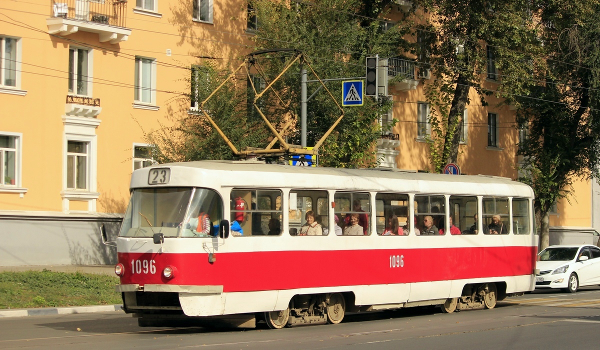Самара, Tatra T3SU (двухдверная) № 1096
