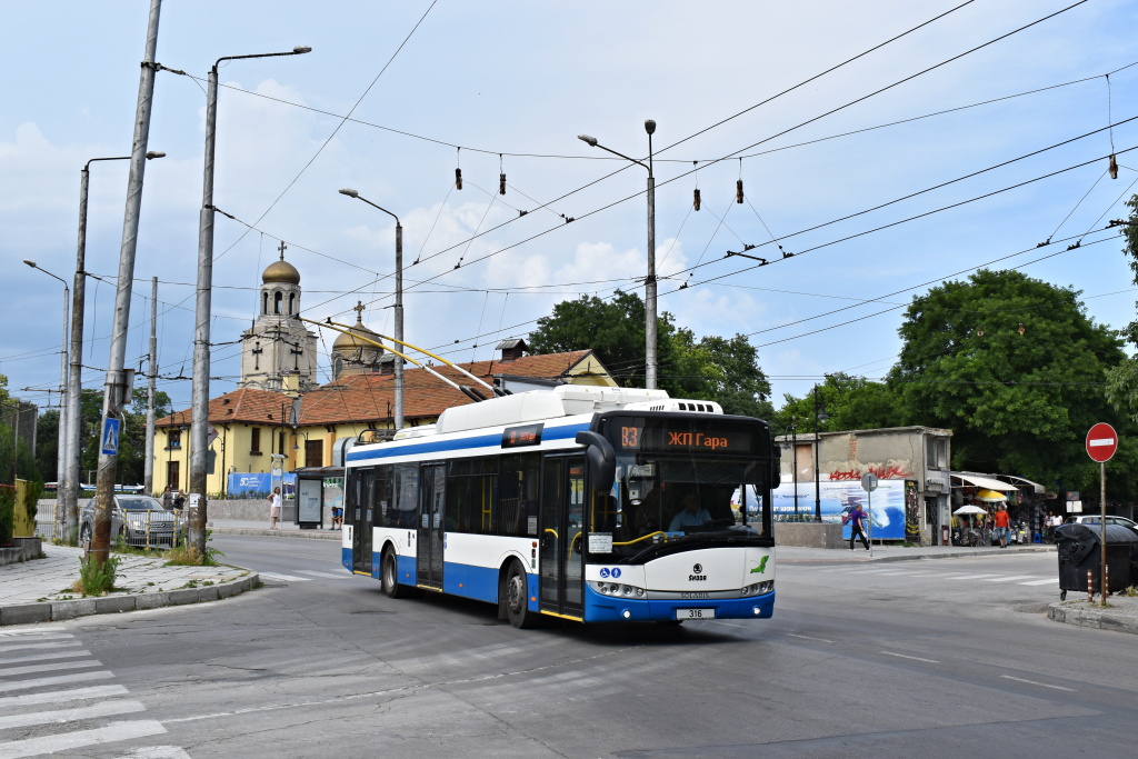 Варна, Škoda 26Tr Solaris III № 316