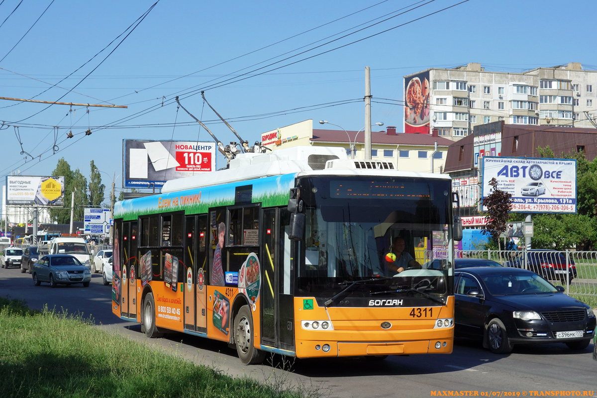 Крымский троллейбус, Богдан Т70110 № 4311