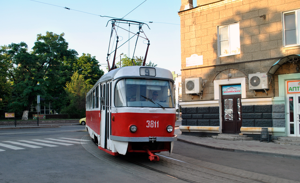 Донецк, Tatra T3SU (двухдверная) № 3811