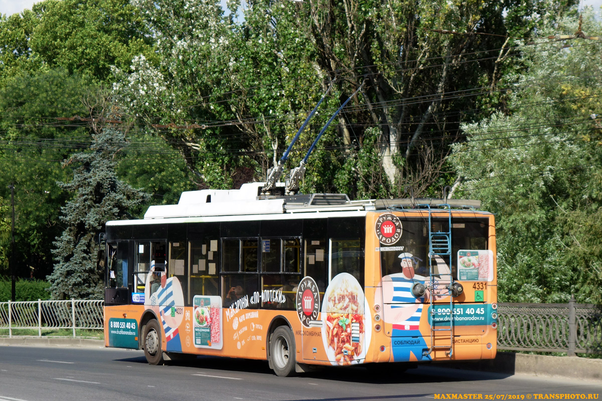 Крымский троллейбус, Богдан Т70110 № 4331