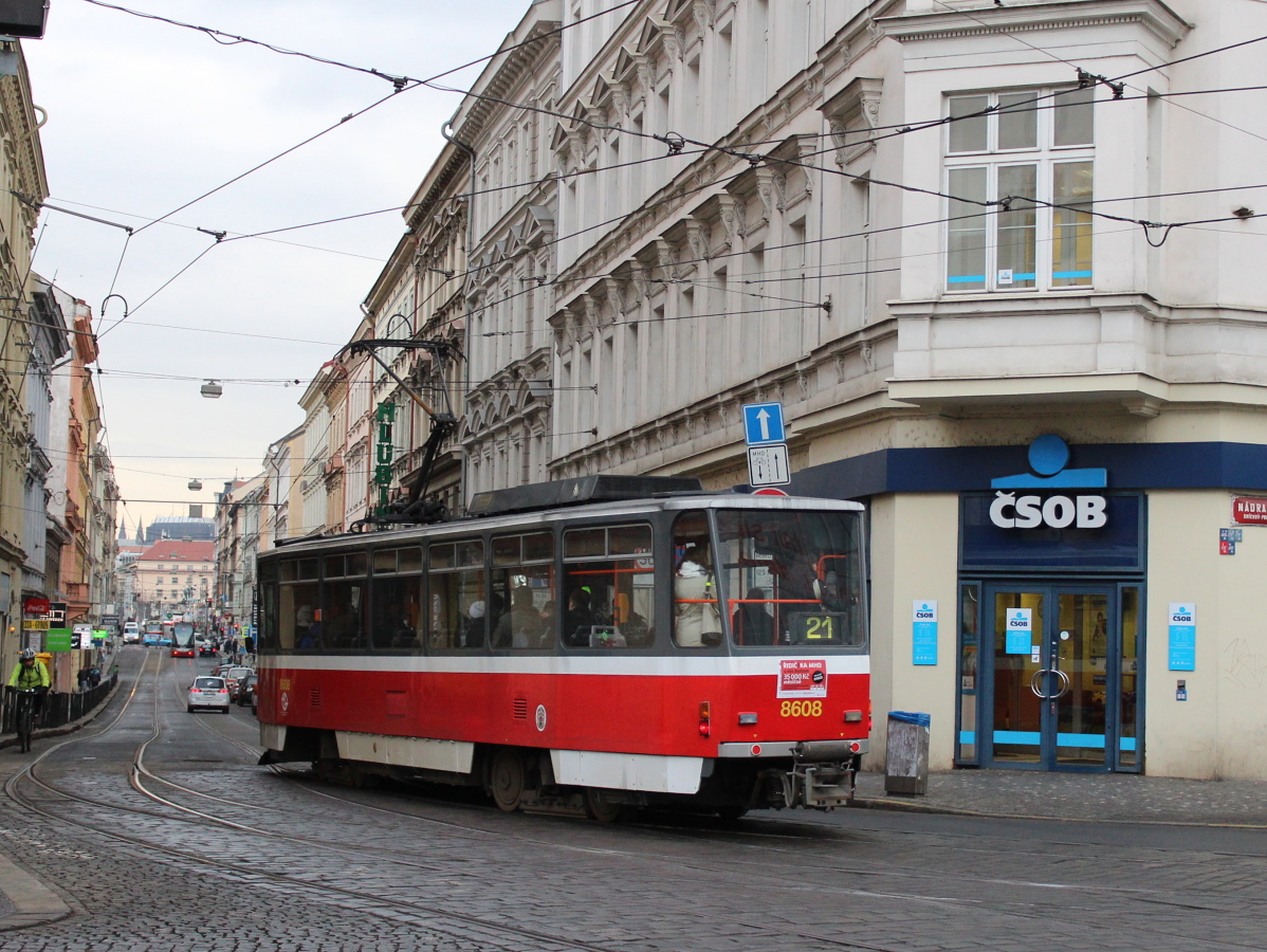 Прага, Tatra T6A5 № 8608