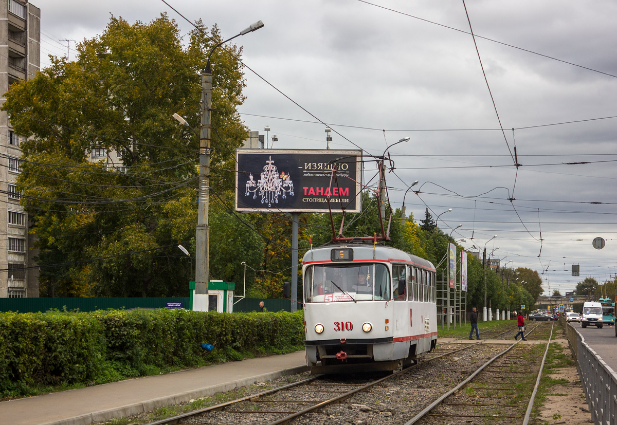 Тверь, Tatra T3SU № 310; Тверь — Трамвайные линии: Московский район