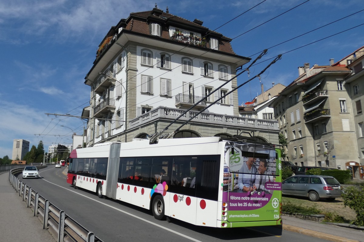 Фрибур, Hess SwissTrolley 3 (BGT-N2C) № 526
