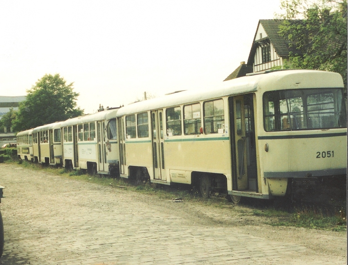 Магдебург, Tatra B4D № 2051; Магдебург — Отправка трамваев Tatra в Румынию