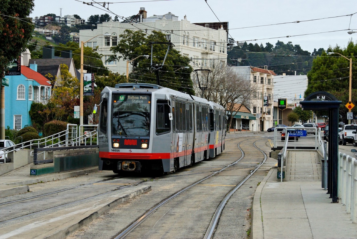 Сан-Франциско, область залива, Breda LRV № 1465