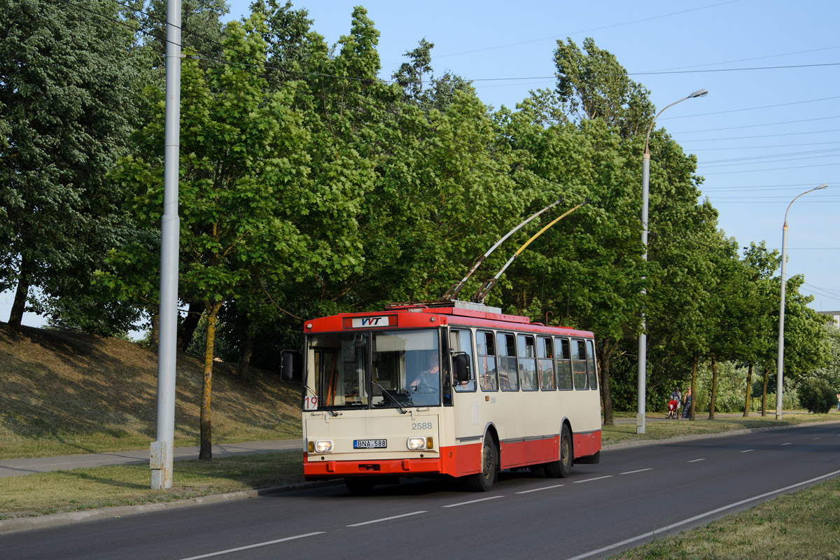 Вильнюс, Škoda 14Tr13/6 № 2588; Вильнюс — Проишествия, ДТП, поломки