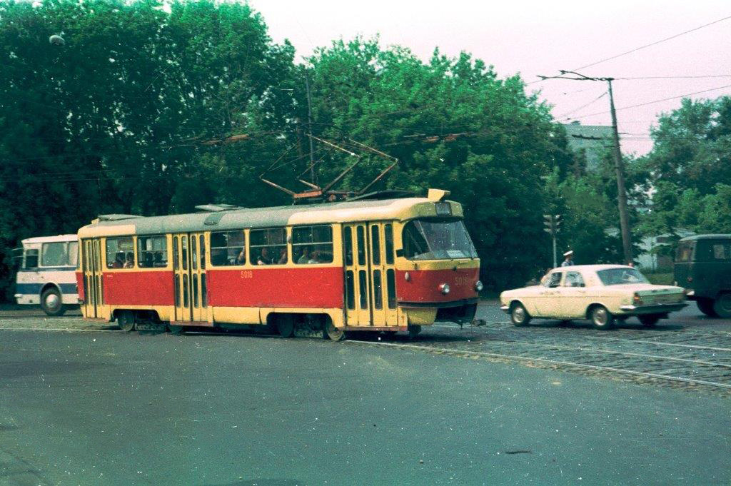 Москва, Tatra T3SU № 5018; Москва — Исторические фотографии — Трамвай и Троллейбус (1946-1991)